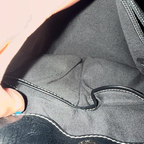 Nine & Co. - Textile and Leather Handbag - Lots of Pockets - Excellent Condition - Picture 10 of 12